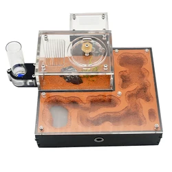 Acrylic Flat Ant Farm Plaster Ant Nest Gypsum Ecological Pet Anthill Insect Castle Workshop Villa Ant House with Feeding Area