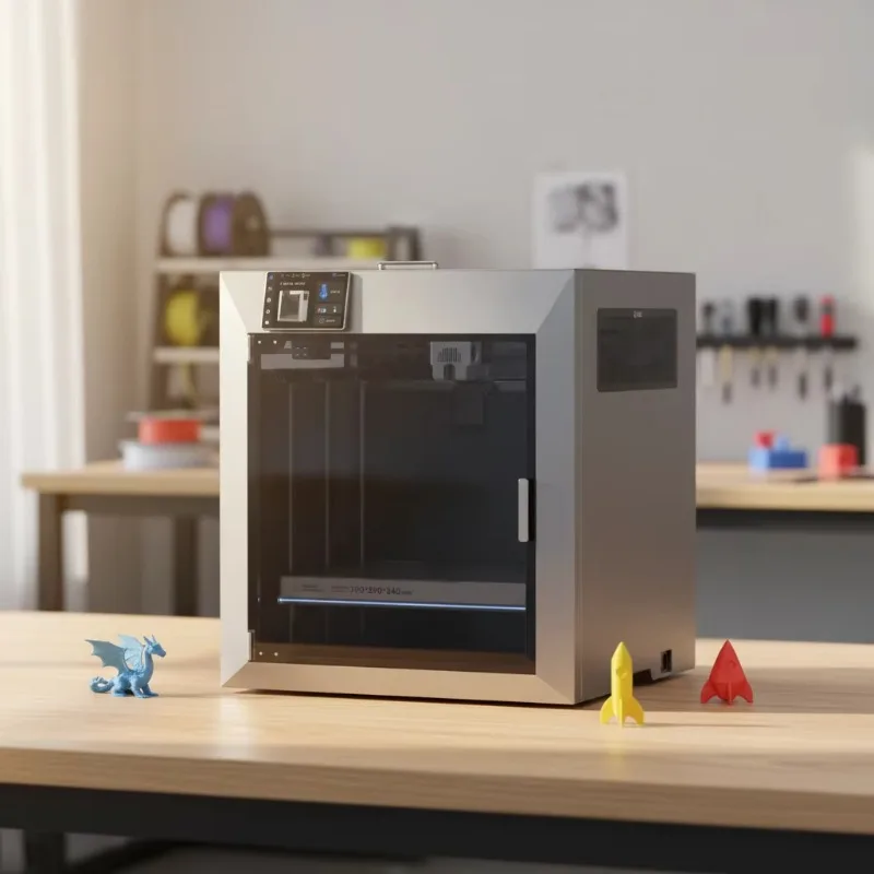 Industrial Large Format 3D Printer 390x390x340mm Build Volume FDM Technology Multicolor Full-auto Calibration