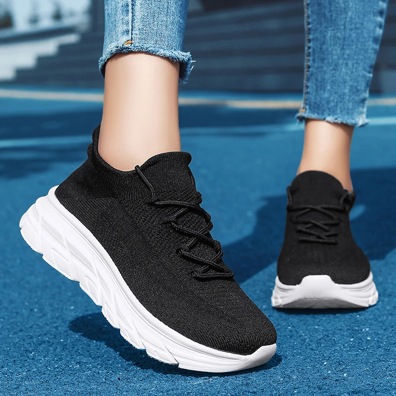 

YRZL Women's Shoes Mesh Lightweight Breathable Comfortable Casual Walking Shoes Male Running Sports Sneakers Men Women Shoes