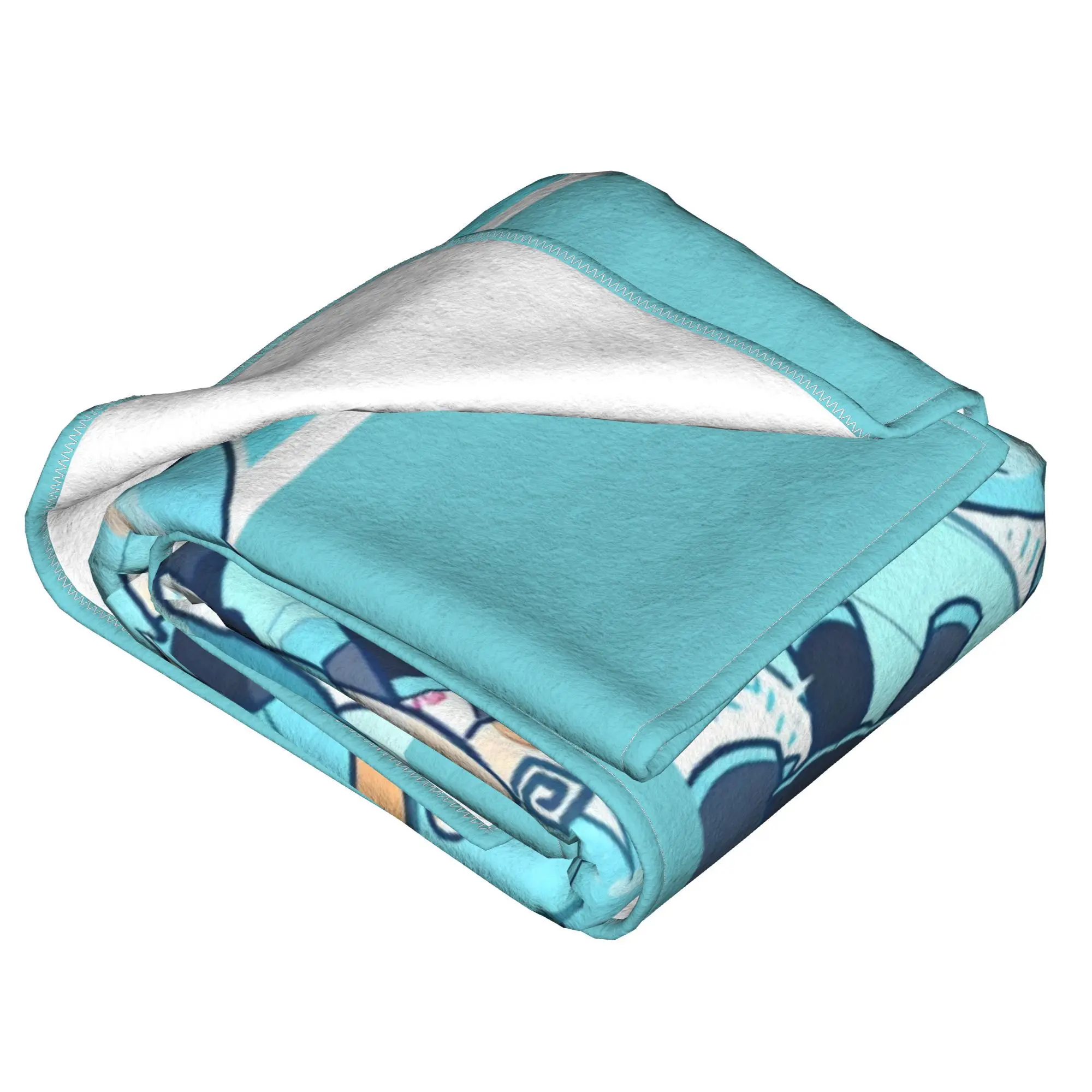 Hatsune Miku  Flannel Blanket Japan Anime  Awesome Throw Blanket for Home Hotel Sofa  200x150cm Bedspreads