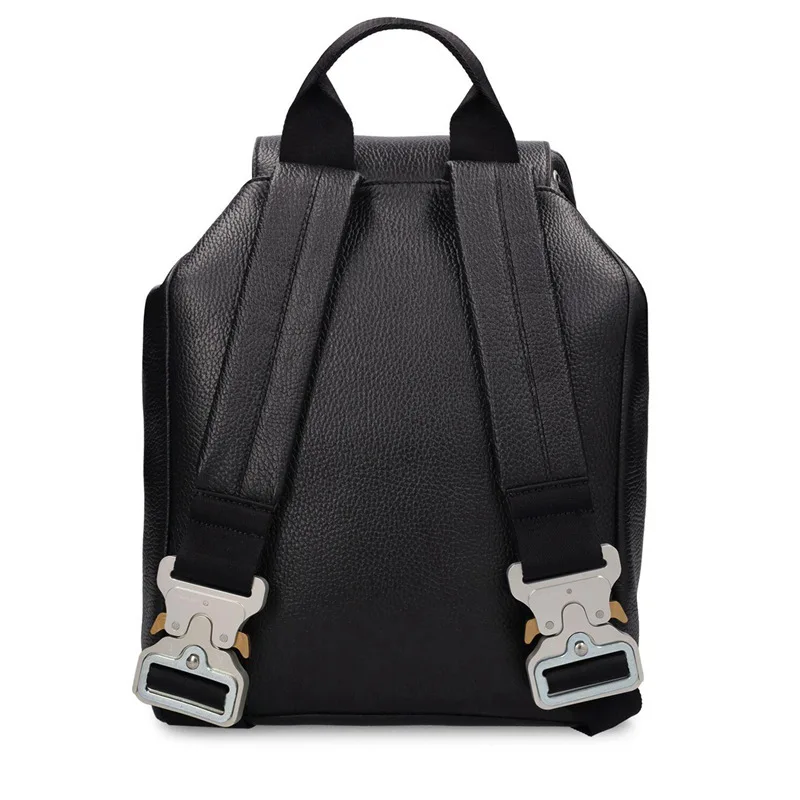 Fashion Street 1017 ALYX 9SM Rugzak Zijrits Zwart Metaallegering Tactische Gesp Flip Mannen Vrouwen Outdoor Zwart Nylon tassen