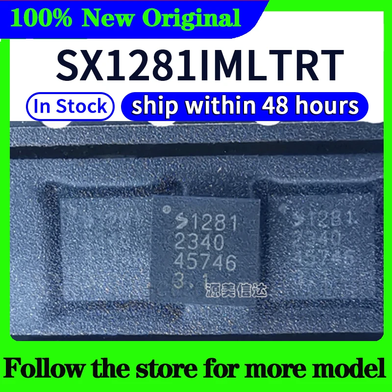 

SX1281IMLTRT 1281 In stock 48 hours ship