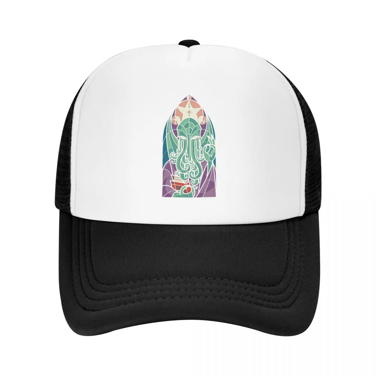 

Cthulhu's Church Baseball Cap for Men Original Mesh Baseballs Caps Funny Adjustable Y2K Summer Dad Gift