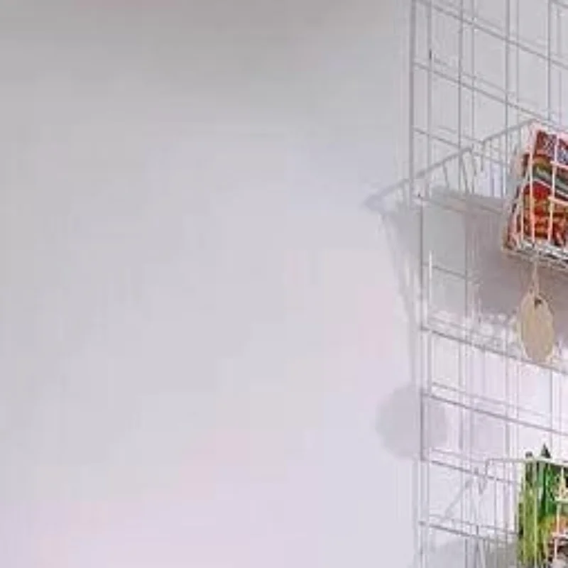 Rust‑proof Modular Hanging Organizer Wire Mesh Basket Shelf Hanging Net Sari Sari Store Organizer Noodles Organizer