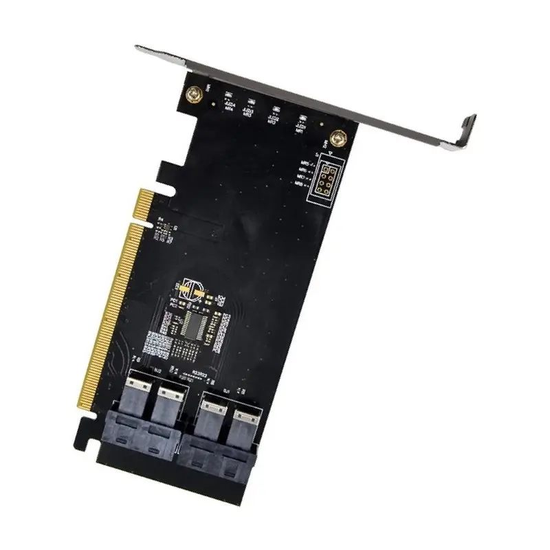 Superior ST568 Pcie X16 4-Port Nvme SSD Adapter Card U. 2 SFF-8643 PCI-E X16 To SFF-8643 Mini-SAS HD Nvme Adapter Card