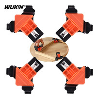 4Pcs Woodworking Right Angle Clamp 90 Degrees Corners Clamp Photo Frame Fixture Set 90°fast Positioning Woodworking Hand Tool