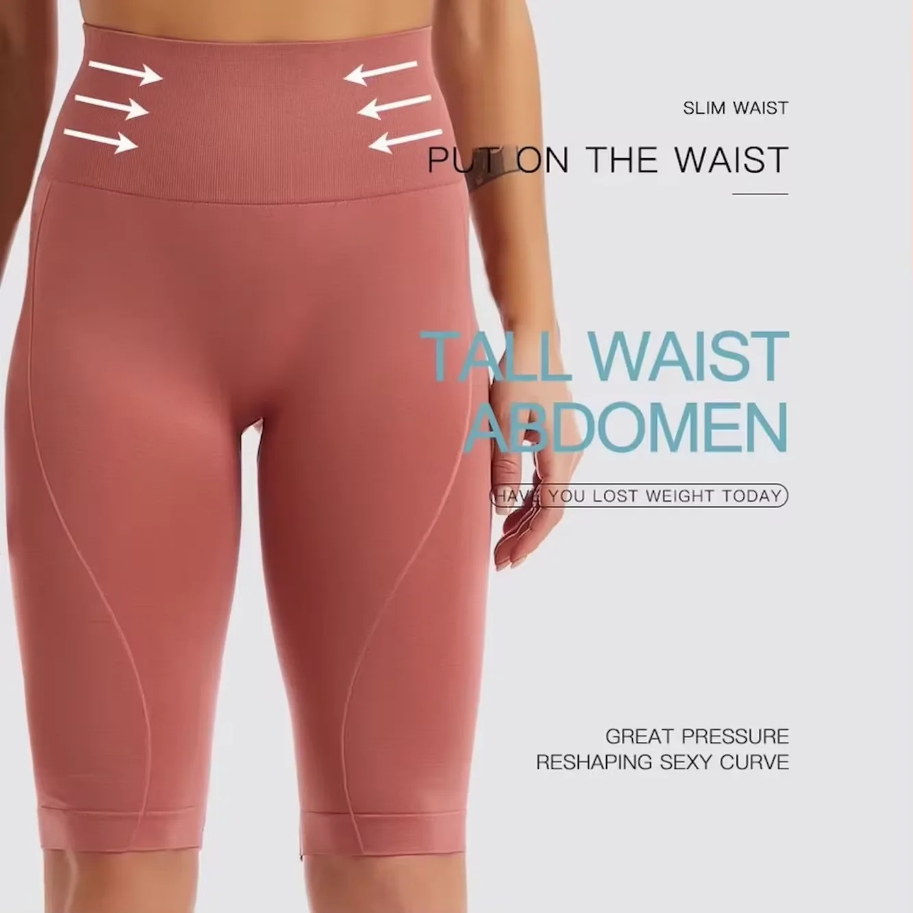 Women Naked Feeling Workout Push Up Leggings Tummy Control Yoga Running Fitness Gym Slim Pants High Waist Sports Biker Shorts - Image 5