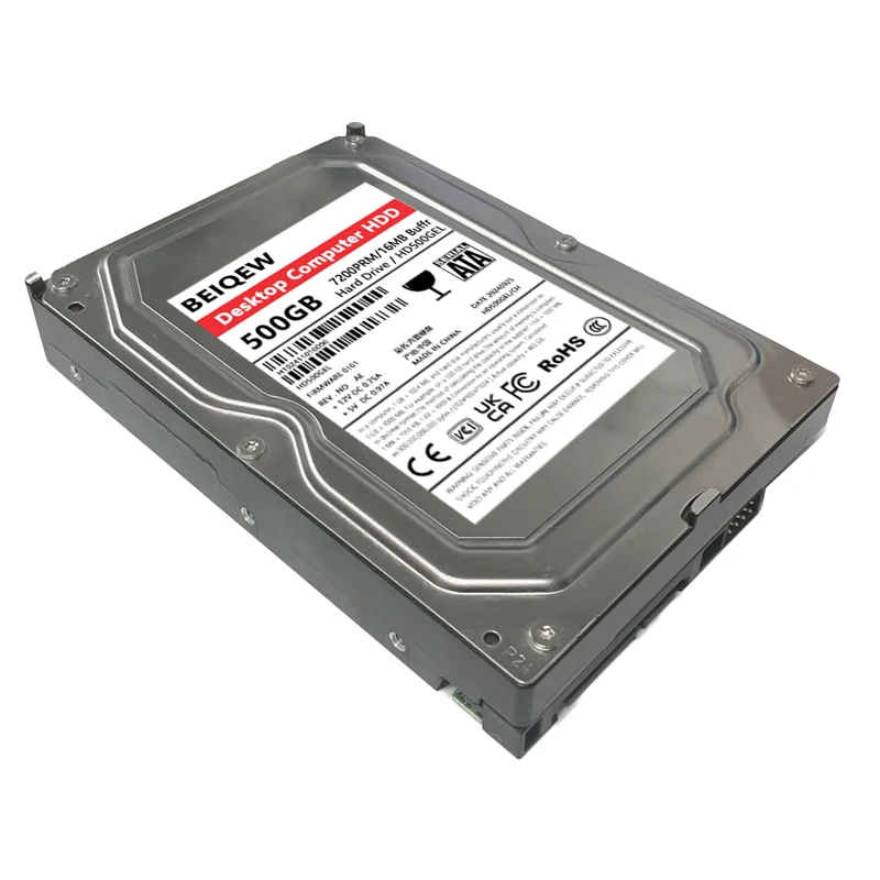 Disco rigido desktop HDD da 500 GB 16 MB cache 7200 giri/min Disco rigido interno da 3,5 pollici SATA 3.0