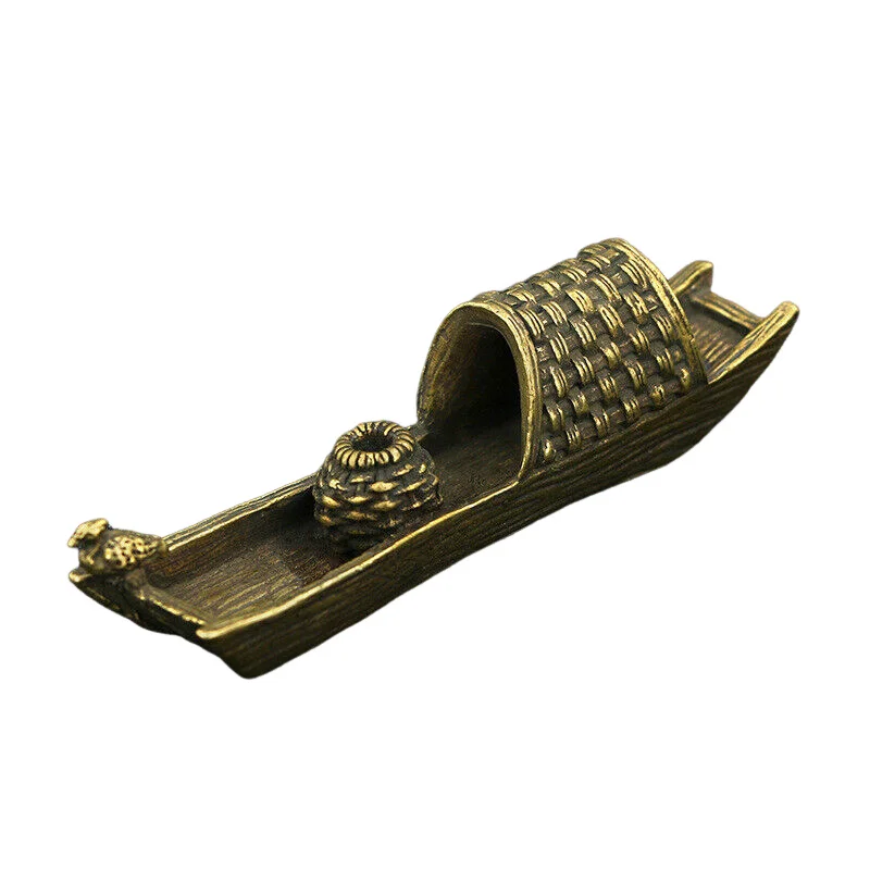 Brass boat statue statue house office decoration boat shape statue toy