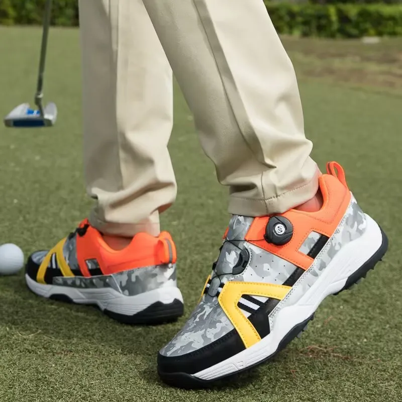 Professional Golf Shoe Anti-Slippery Walking Shoes Unisex Good Quality Gym Shoes Hard-Wearing Golf Training Shoes For Men Women