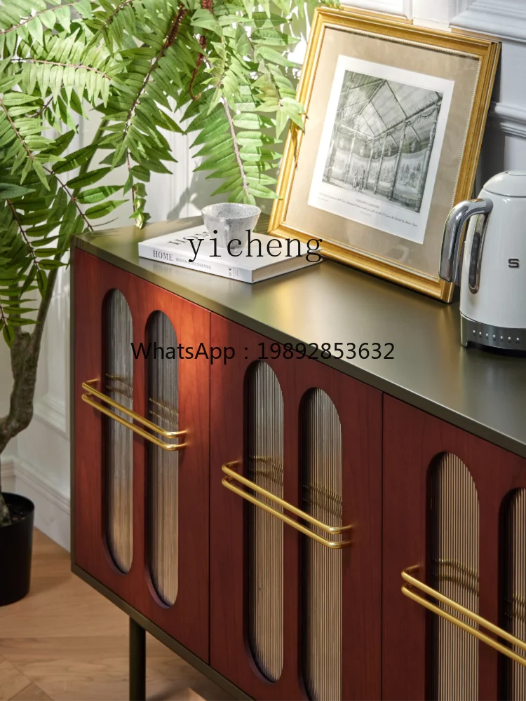 Mueble Auxiliar ZZ Montmartre/Mueble de Pared para el Hogar, Aparador de Madera Maciza Estilo Retro