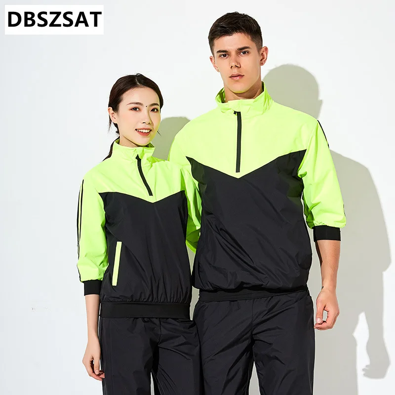 2023   Sauna Suit Women Slimming Jogging Suit Sports Active Wear for Women Gym Clothing Weight Loss Sweating Tracksuit Female