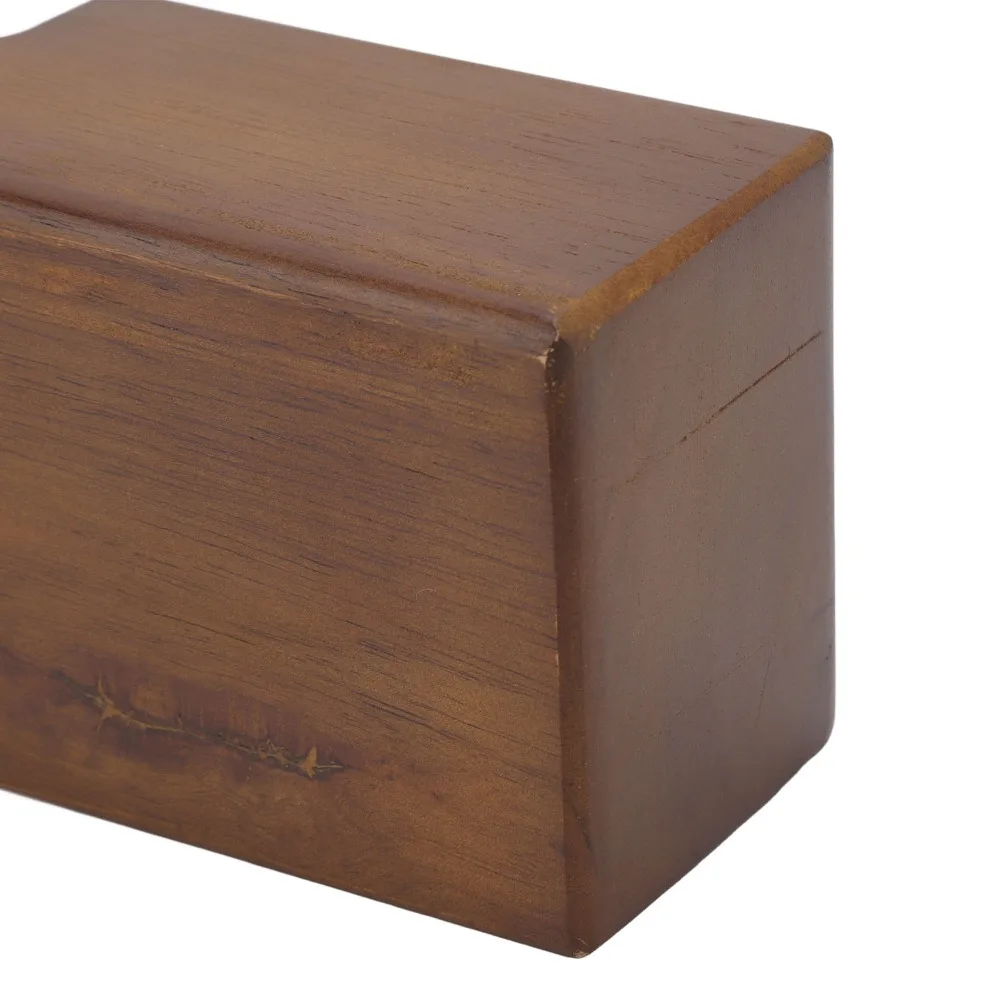 Solid Beech Wood Coffee Tamper Stand 51-58mm Compatibility Brown Color Coffee Tamping Station 2-Hole Design