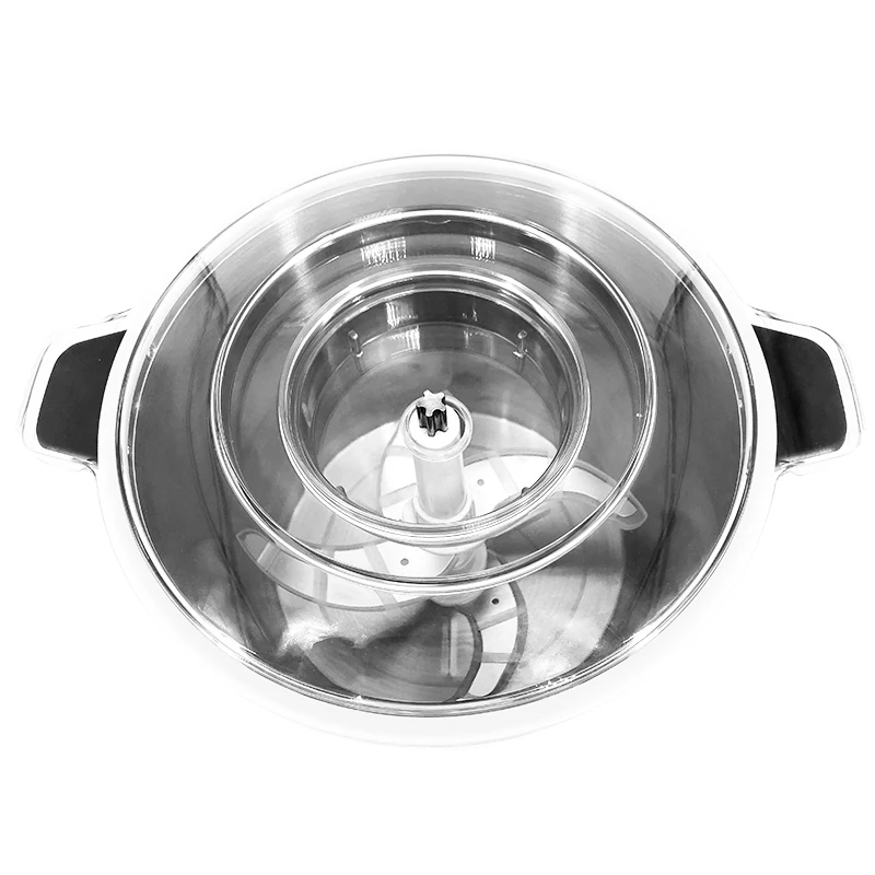 Máquina Fufu de Metal para el hogar, mezclador de alimentos de cocina, vegetales, Foufou, licuadora de frutas, herramienta de mezcla, enchufe de la UE y el Reino Unido, gran capacidad, 12L