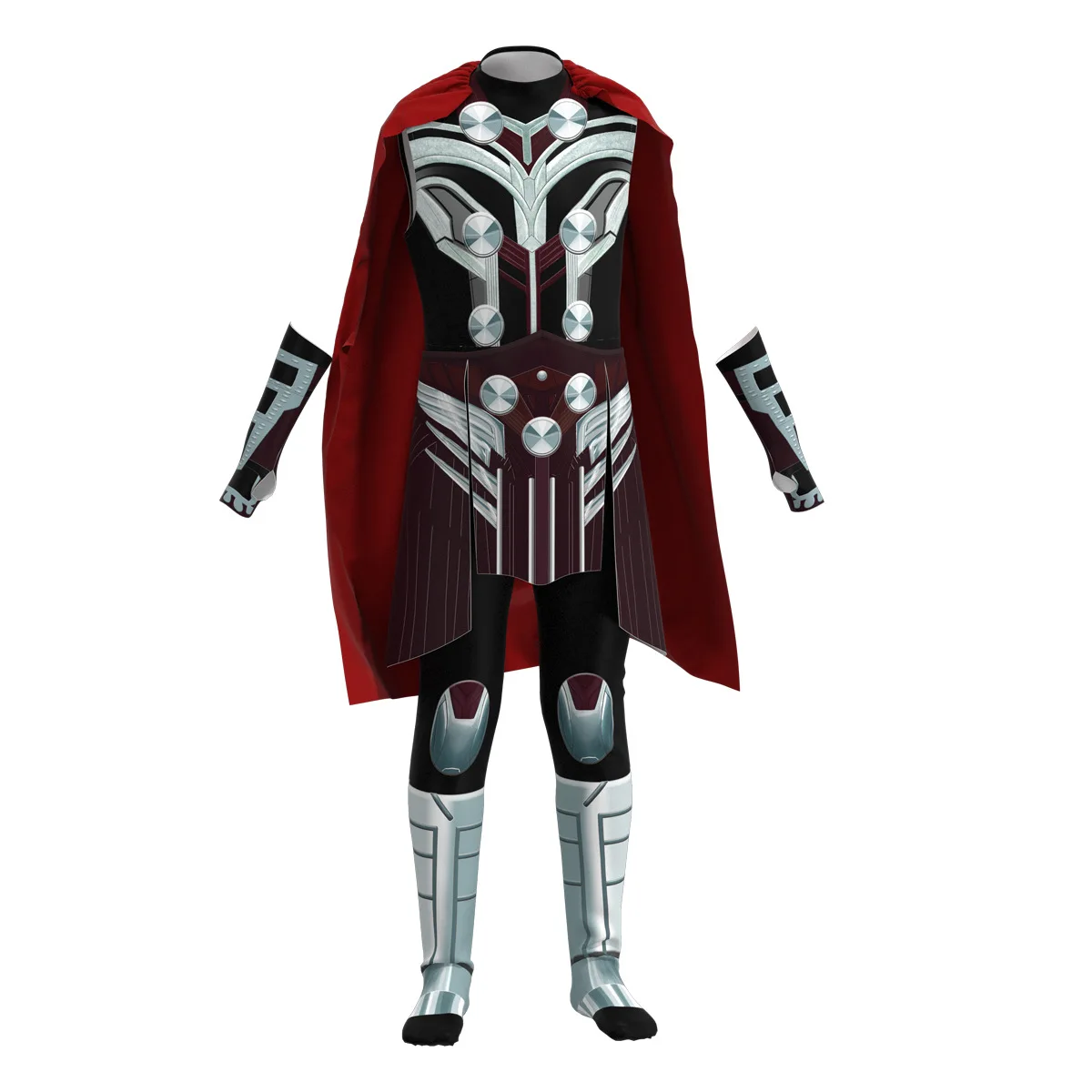 Costume de Cosplay Odinson du Film Thor 4 Love matchs Thunder, Accessoires d'Armure de Poitrine, Couvre-Chaussures, Tenue d'Halloween Dorée pour Homme Adulte