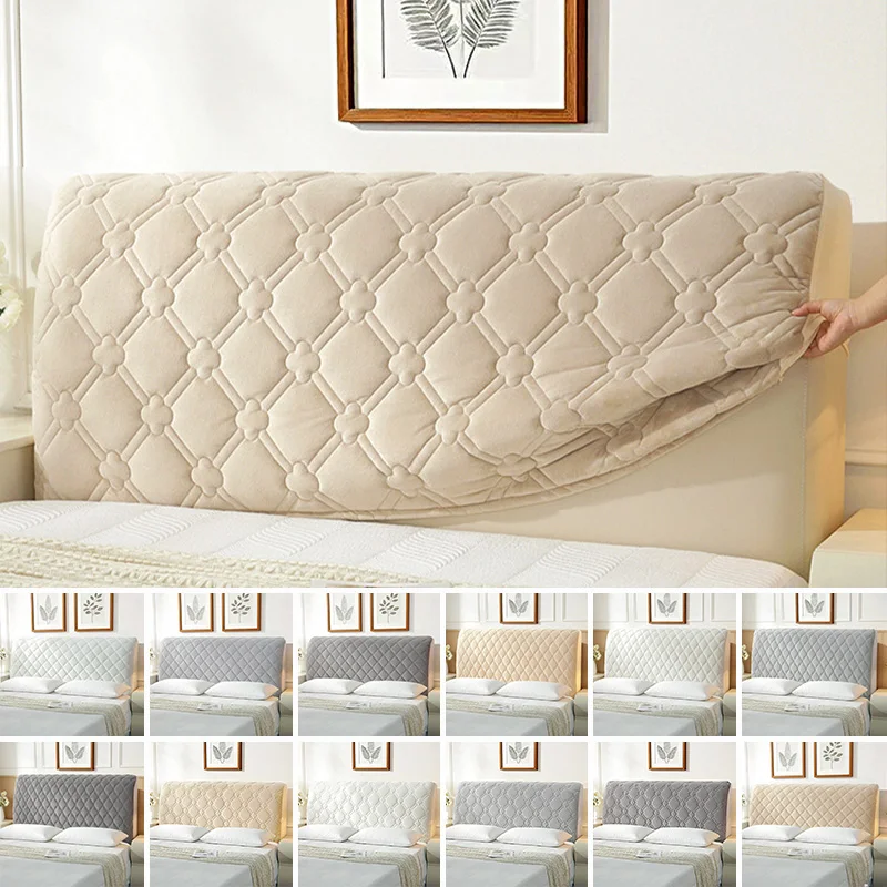 All-inclusive Super Soft Bed Headboard Cover Thickened Bed Spread Backrest Anti-collision Universal Headboard Protective Cover