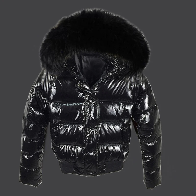 Real Raccoon Fur Hooded Parkas New 2024 Winter Coat Women Real Fur Down Jacket Short Female Puffer Feather Waterproof Parkas