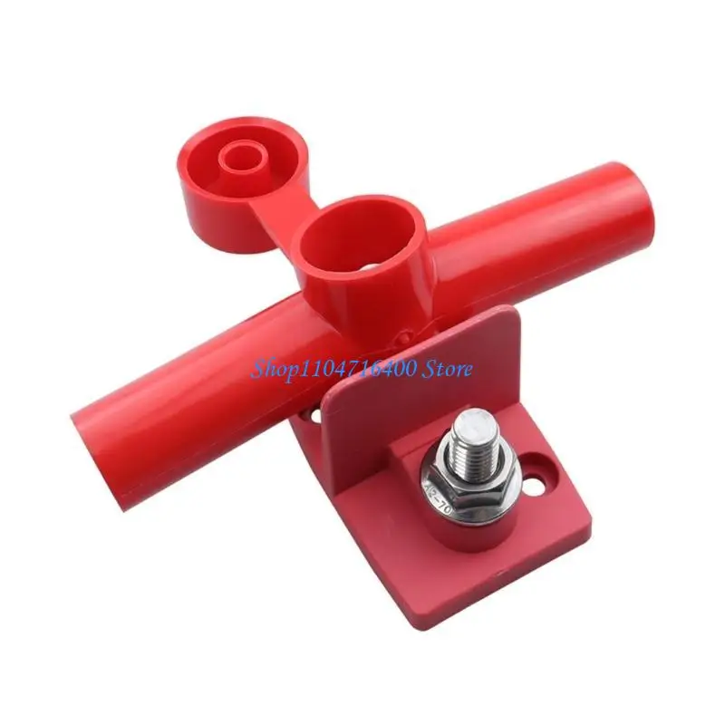 

y1gd Heavy Duty Powerpost Cable Connectors with Black & Red Insulator Simple Installs