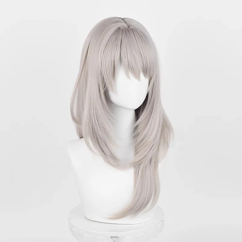 Perruque de Cosplay de cheveux de l'équipe de fille qui pleure Kawai Momo avec dessus de cuir chevelu simulé