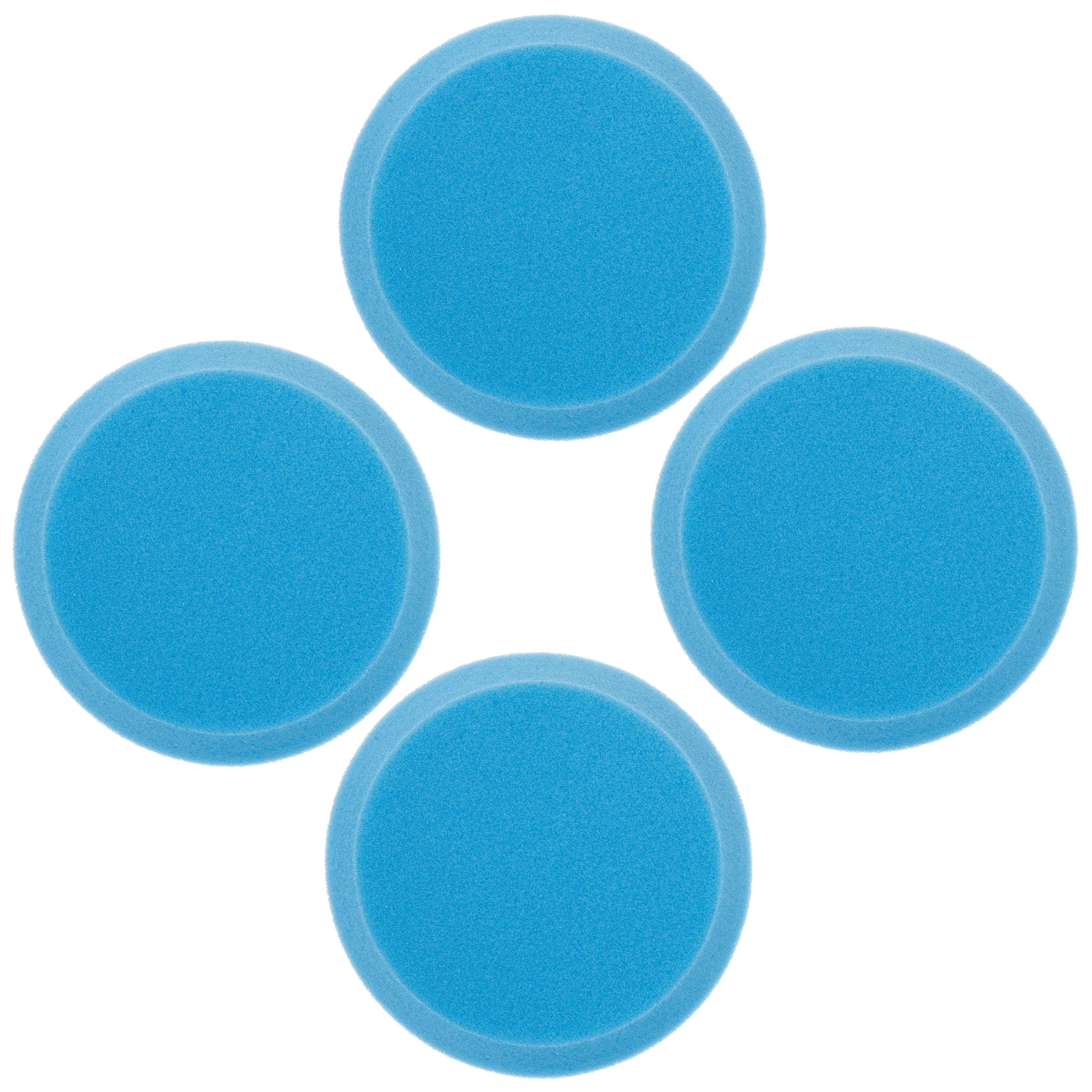 

4 Pcs Bowling Ball Polishing Sponge Blue Reusable Cleaner Multi use Pad Compact Professional Sponges Repair Scratches Cleaning