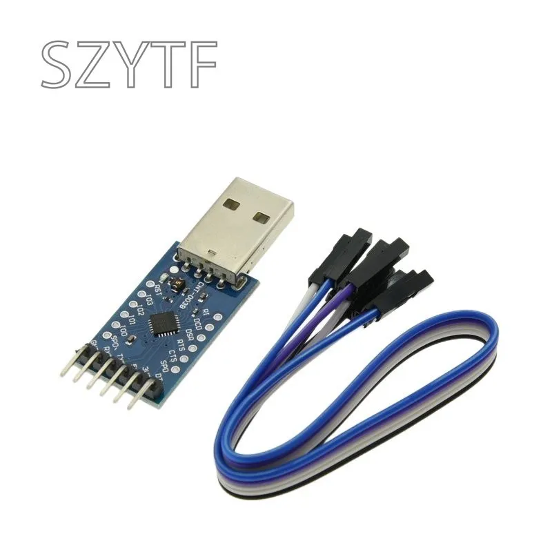 CP2104 moduł USB na TTL USB na moduł szeregowy UART STC Downloader szczotka druciana