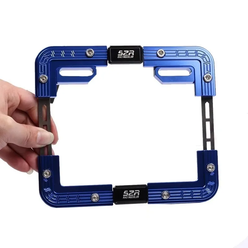 

Popu For Motorcycle Universal License Plate Bracket Accessories Telescopic License Plate Frame Suzuki BMW Motocross Scoot