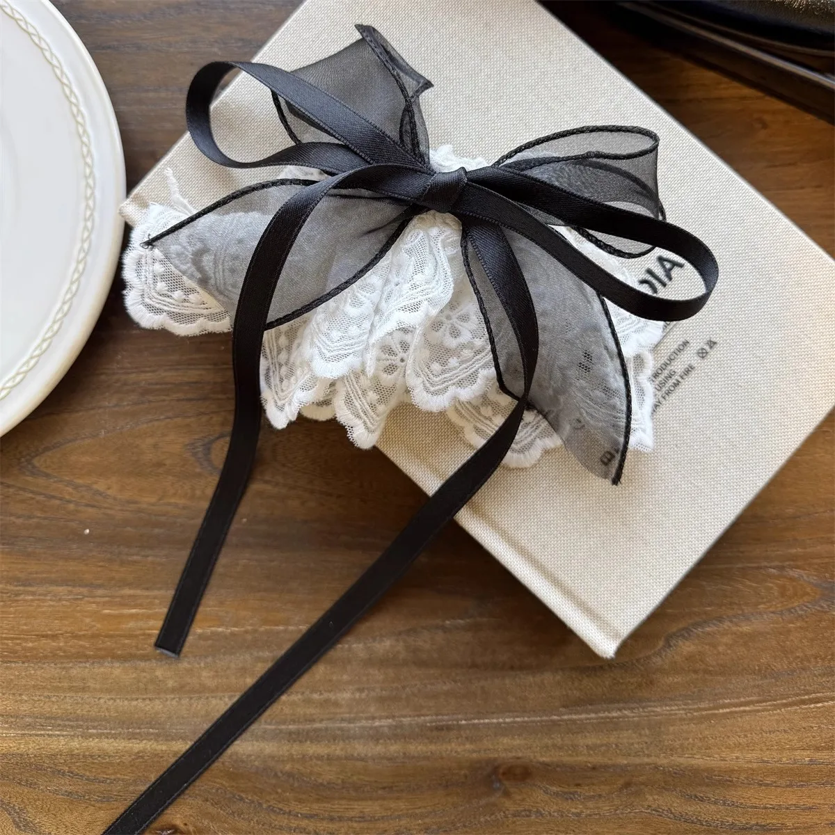 

Women's Hair Clip Korean Lace Bow Sweet Elegant Gentle Hair Pin Headwear Simple Versatile High-quality Hair Accessories For Girl