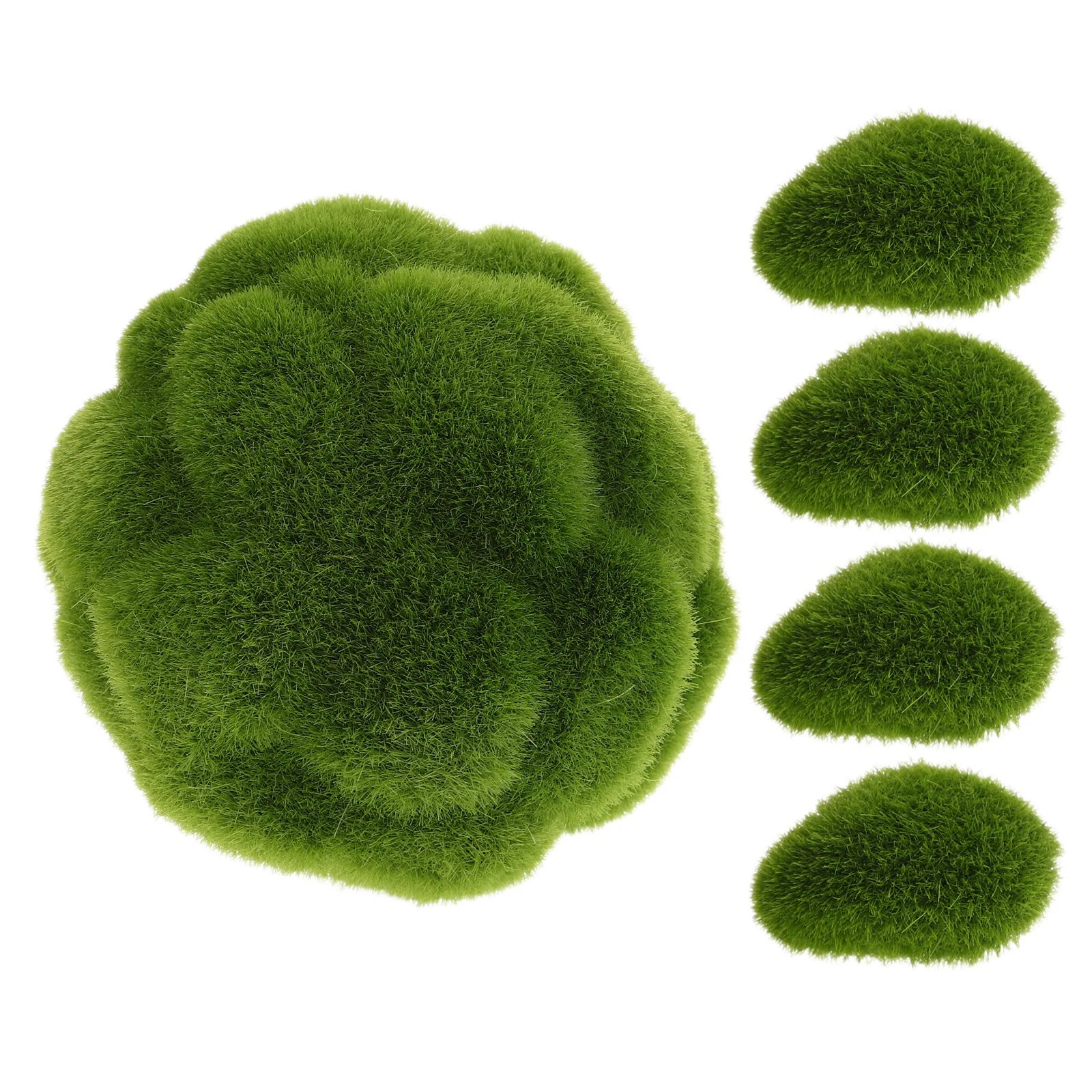 

5pcs Artificial balls Decorative Hair Transplant Stones for Centerpieces Window Displays Ceiling Decorations Easy