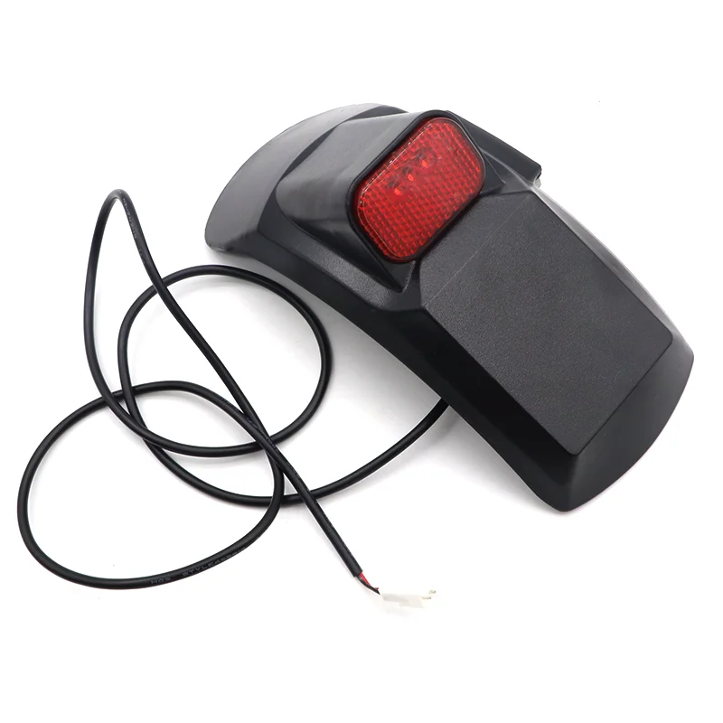 Para-lamas traseiro para Kukirin G2 Pro 2024 Versão Kickscooter Paralama Scooter Elétrico Suporte de luz traseira Acessórios de substituição