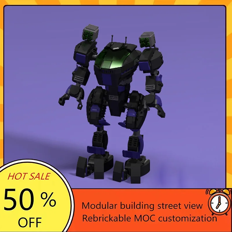 

522PCS Popular Space War Movie Model MOC Building Bricks Battle Mech Modular Technology Gifts Holiday Assemble Children Toy Suit