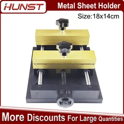 HUNST Metal Sheet Holder Marking Attechment Fixed Bracket Metal Fixture for Fiber Laser Engraving Machine Card Cutting