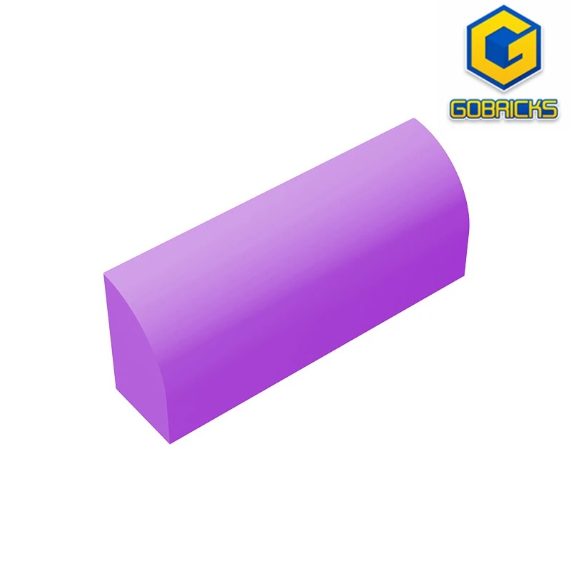 MOC PARTS GDS-863 Slope, Curved 1 x 4x1 1/3 compatible with lego 10314 6191 children\'s toys Assembles Building Blocks Technical