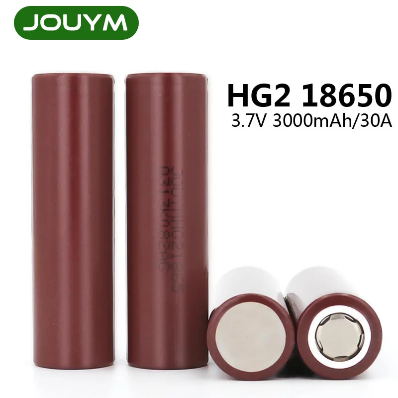 

HG2 18650 20A Battery 3000mAh 18650HG2 3.6V High-current Discharge 30A Lithium Rechargeable Batteries for Power Tools