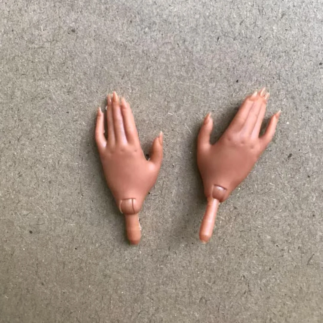 1/6 Puppe Ersatz Hände Mit Nagellack Puppe Teile Weiß Braun Schwarz Farbe Hände LOL Kleine Schwester Puppe Teile – Detail 20