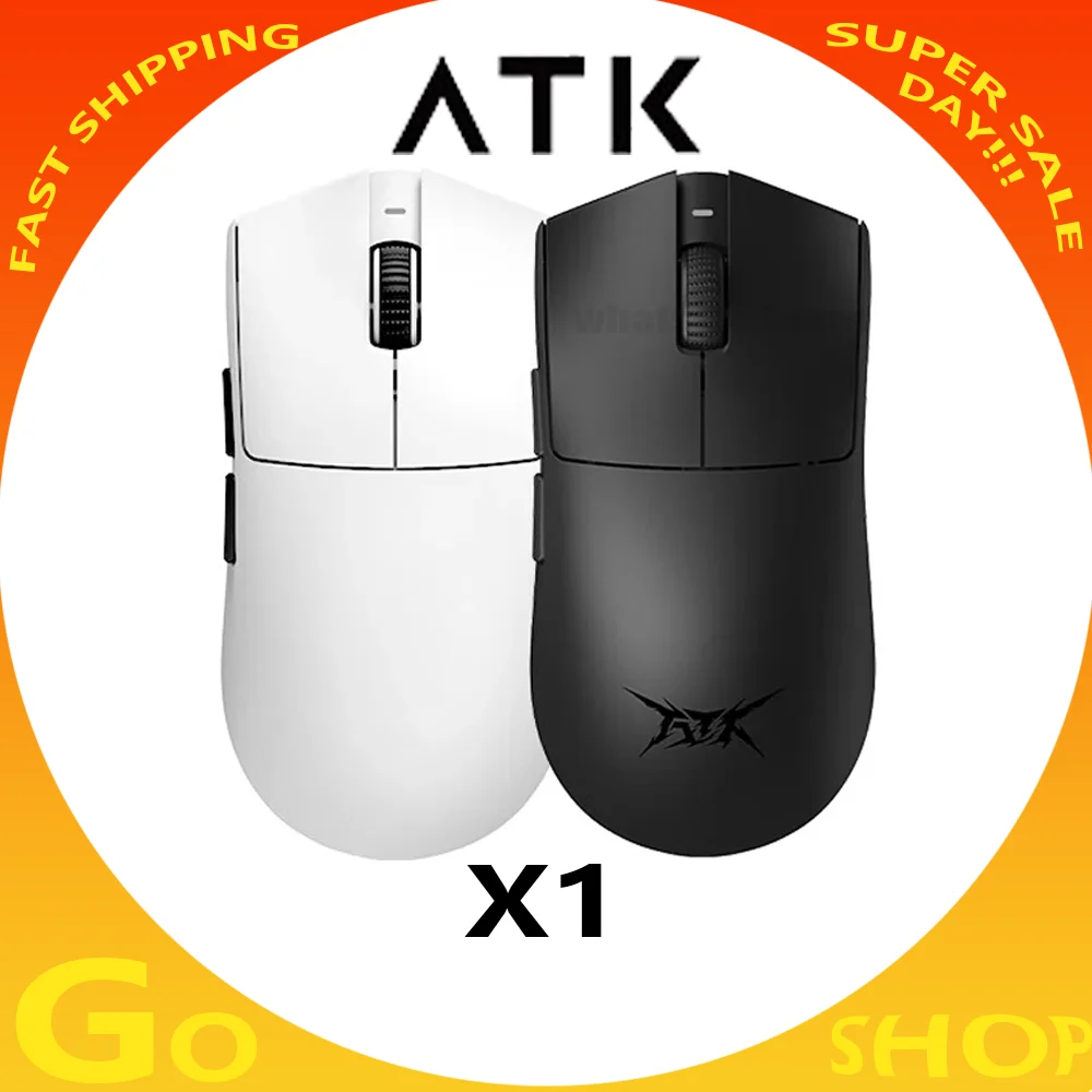 

Atk Blazing Sky X1 8K Wireless Three Modes Mouse E-sports Low Latency Lightweight FPS Gaming Mouse Ergonomics Pc Gamer Accessori