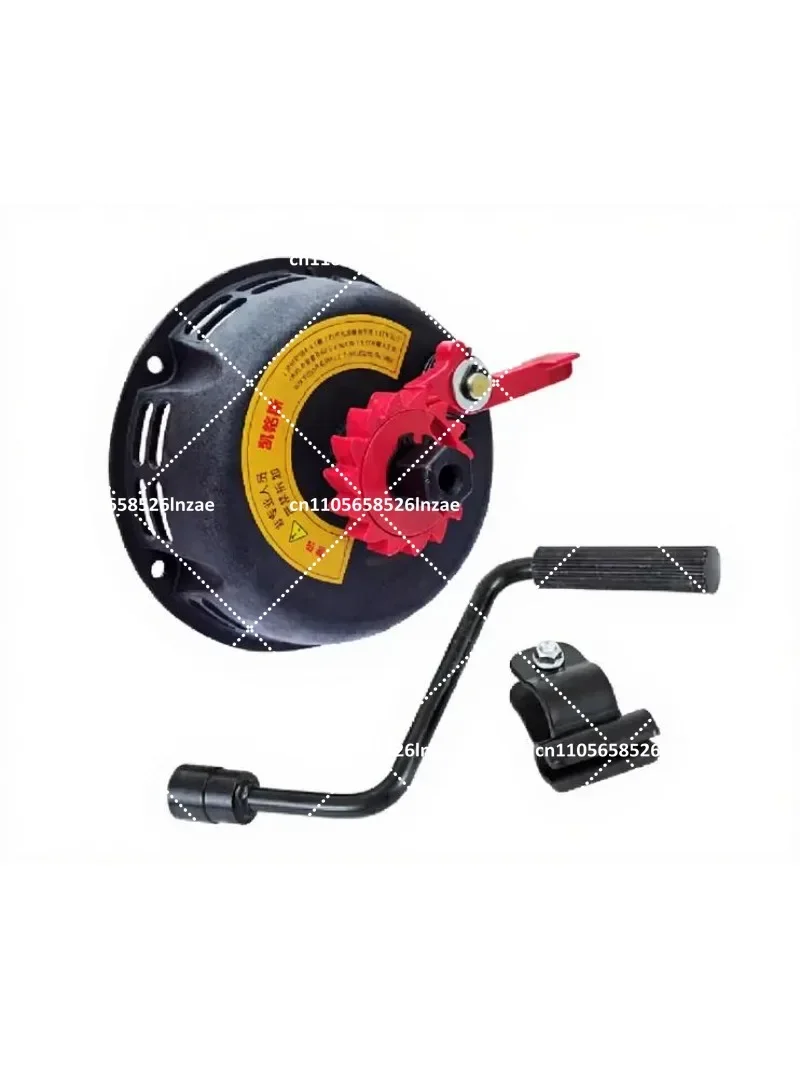 Hand-Cranked No-Pull Starter Assembly Kit for Engine 168/170F Micro Tiller Sprayer Water Pump Generator - Start Mechanism