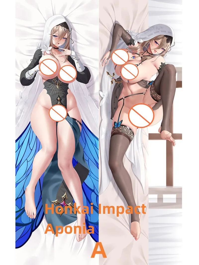 Dakimakura Anime PillowCase Honkai Impact  Aponia  Pillow Cover Halloween Christmas Decoration 2023