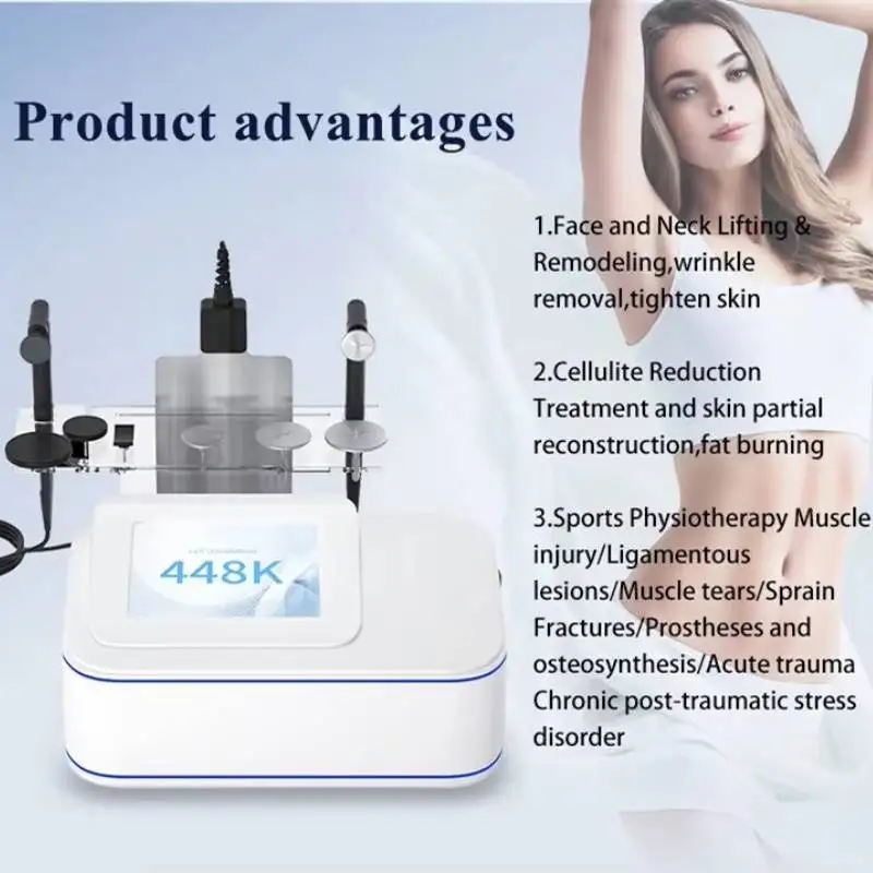 

448K глубокий нагрев уход за телом монополярный RF CET RET машина для диатермии для похудения Tecar терапия реабилитационная терапия