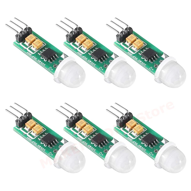 6Pcs HC-SR505 Mini Infrared PIR Motion Sensor Precise Infrared Detector Module