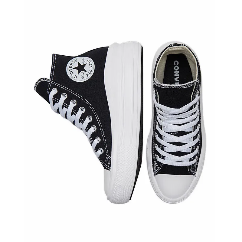 Converse canvas schoenen damesschoenen 2024 winter nieuwe mode lichte schoenen dikke zolen verhogen sport-casual schoenen 568497