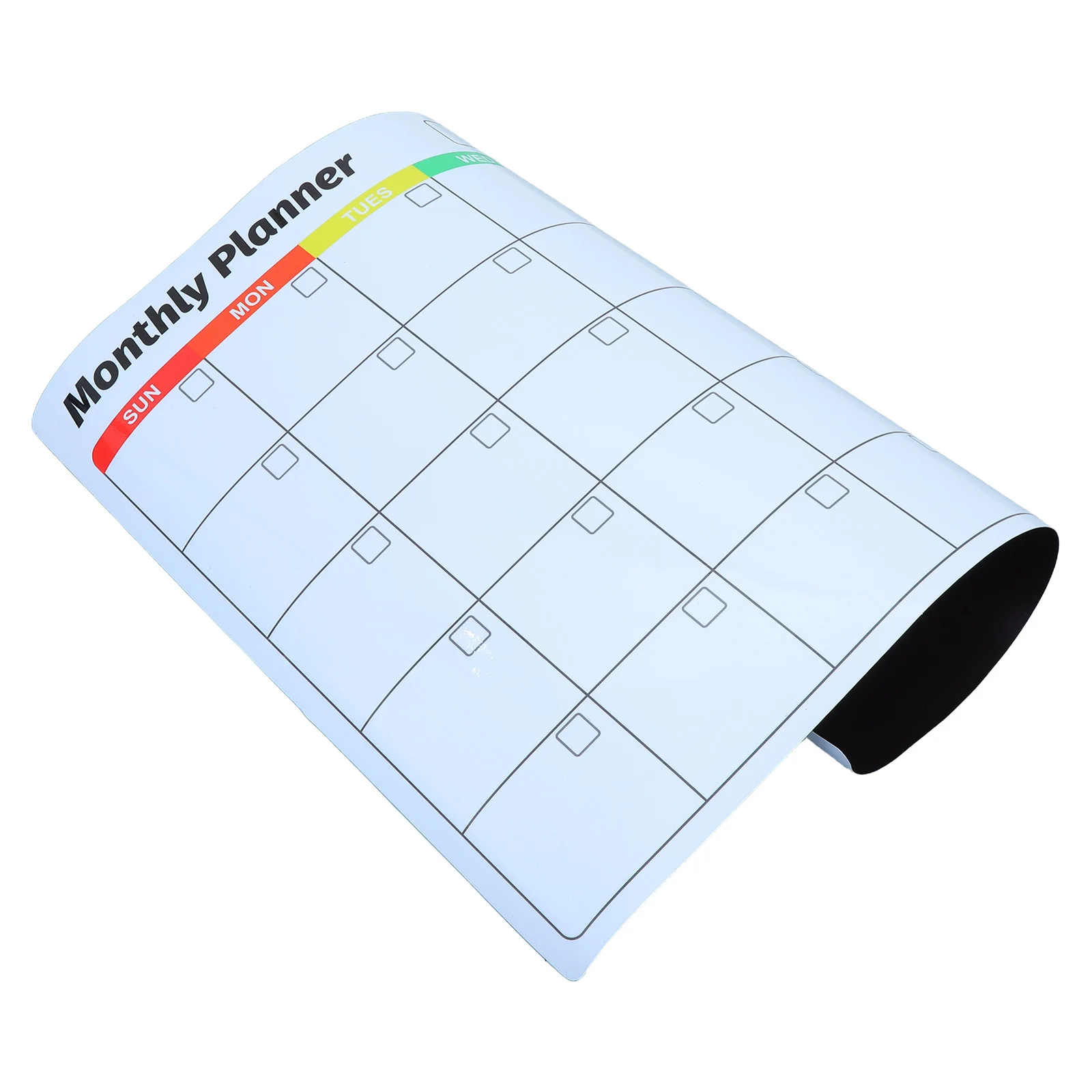 12X16In Dry Erase Whiteboard Sticker Removable Adhesive Calendar Planner For Wall Monthly Organizer Decal Reusable Message Board