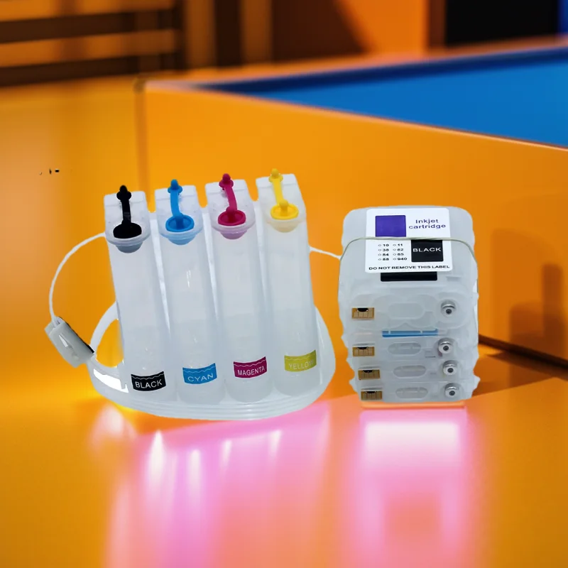 

Система Ciss HP 10 11 4 цвета для принтера HP Designjet 100 110 1000 1100 1200 2200 2230 2250 2280 2300 2600 2800 с чипом