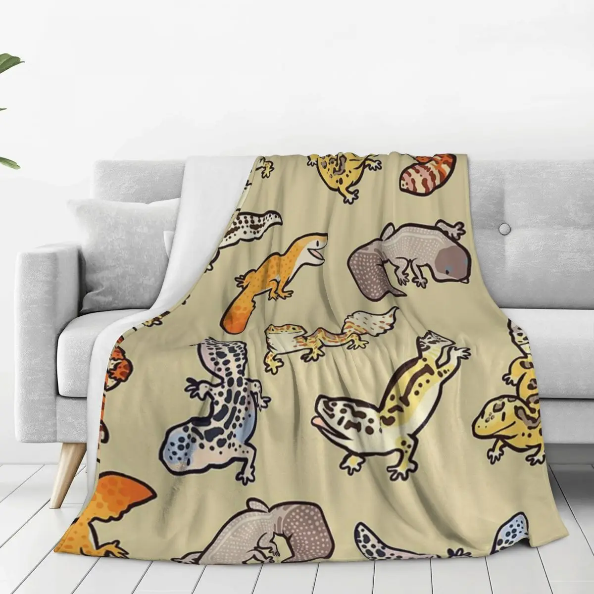 Chub Gecko Babies Blankets Flannel Multi-function Throw Blankets Sofa Throw Blanket For Couch Bedding Travel Throws Bedspread