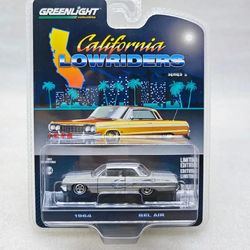 GREENLIGHT 1:64 1964 BEL AIR Collection die cast alloy car model decoration gift