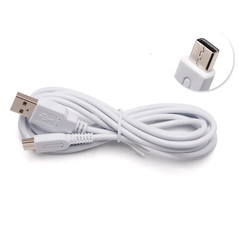 50Pcs 3M Longer USB Charger Power Supply Charging Cable Data Cord for Nintendo Wii U Gamepad For WiiU Pad Controller Joypad Wire