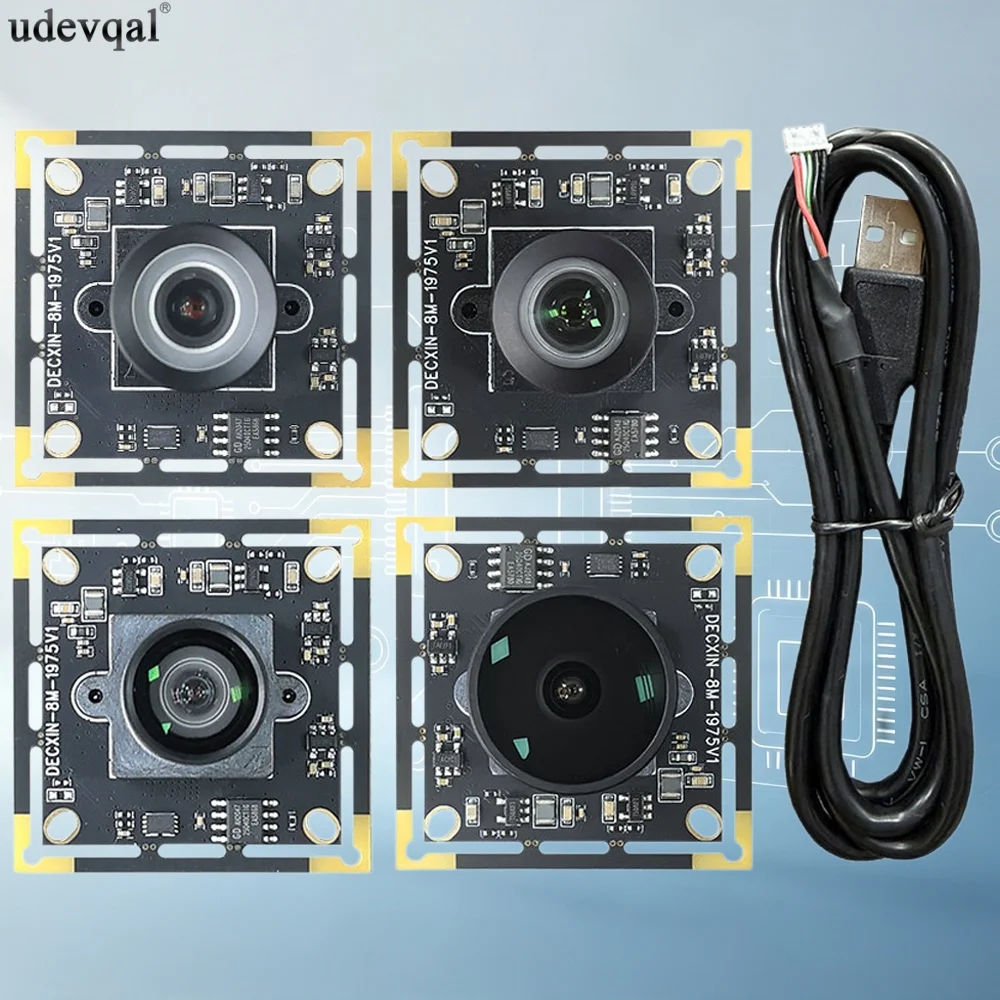 IMX317 Industrial Camera Module with 8MP 4K HD Support OTG USB Driver Free  UVC Protocol for Document Shooting Face Recognition