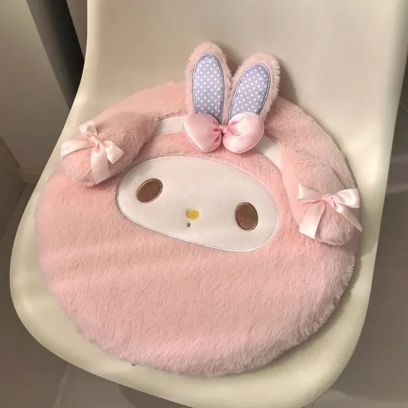 Sweet My melody Sanrio New Cute Creative Cartoon Pattern Office Simple Fashion Soft Comfortable Removable Washable Chair Cushion