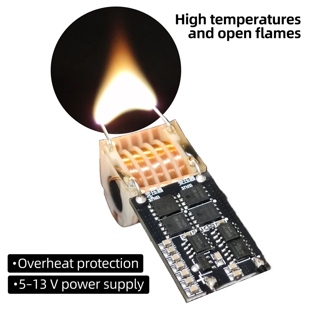 High Voltage Generator Module DC5-13 V to AC 10 kV–20 kV Arc Igniter High-Voltage Module Driver Board + Transformer