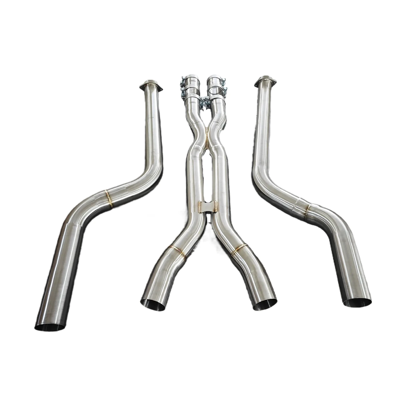 

Mid-Exhaust System For BMW X5M X6M Stainless Steel Downpipe