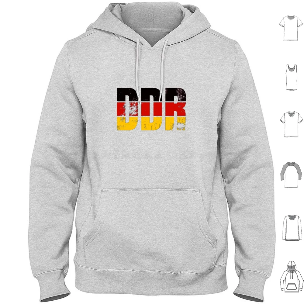 

Ddr Retro-Germany Ddr Hoodies Long Sleeve Germany Wall Berlin East Germany Flag Ostden Patriot Birthday Christmas